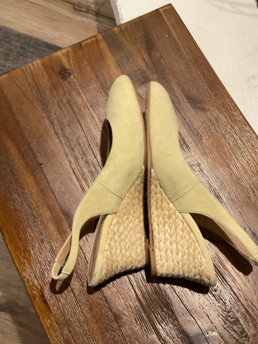LK Bennett Henry Sling Back Suede Wedge Espadrille EU 37/ US 6.5-7